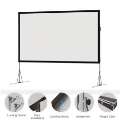 Màn Chiếu Khung Chiếu Trước Sau 137 INCH E-VGA - Mã F137, TL 16:10